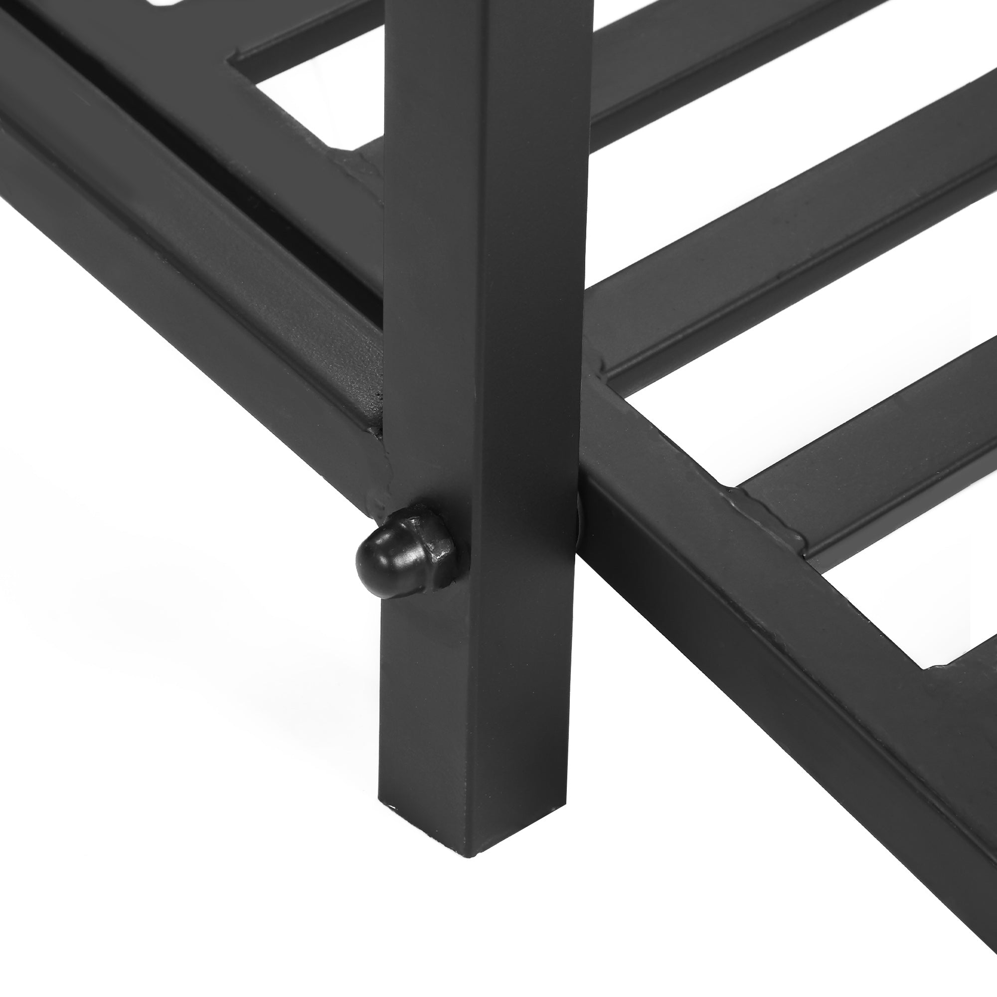 3.3FT Classic Garden Bridge with Safety Railings Arc Footbridge Decorative Pond Bridge for Backyard Creek Stream, Black Garden Bridges at Gallery Canada