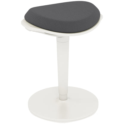 Standing Desk Stool, Ergonomic Wobble Chair, Adjustable Leaning Stool for Office Desks, with Rocking Motion, Grey Office Chairs   at Gallery Canada