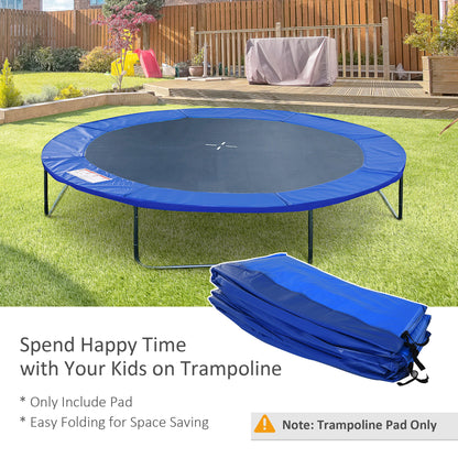 Φ8ft Trampoline Pad Φ96" Spring Safety Replacement Gym Bounce Jump Cover EPE Foam Blue Trampolines   at Gallery Canada