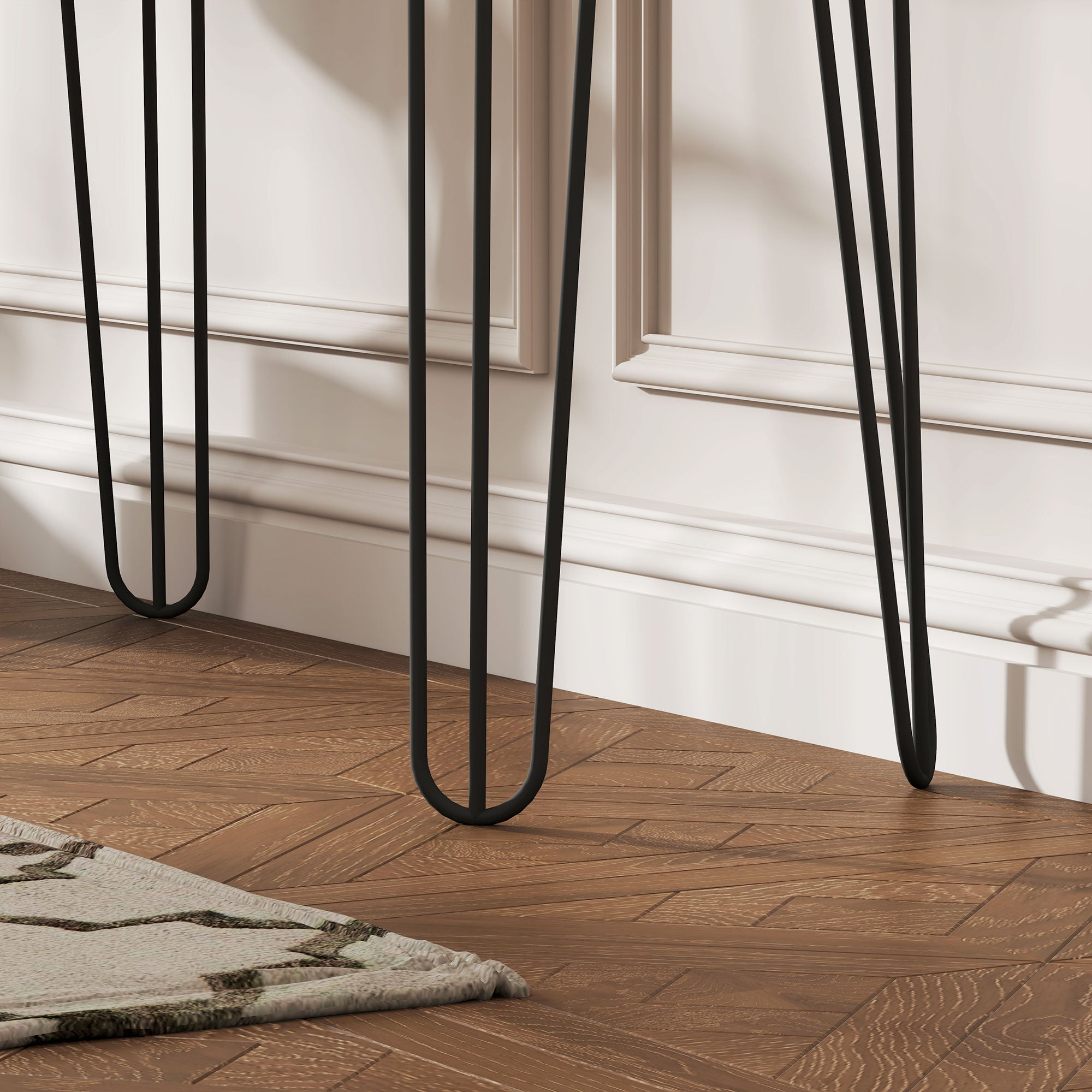 Narrow Console Table with Drawers, 35.4