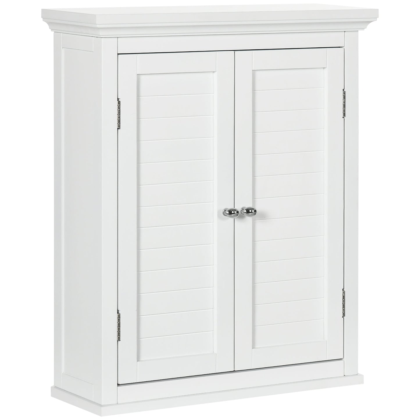 Bathroom Wall Cabinet, Medicine Cabinet, Over Toilet Storage Cabinet with Adjustable Shelf for Living Room and Entryway, White Wall Mounted Cabinets White  at Gallery Canada