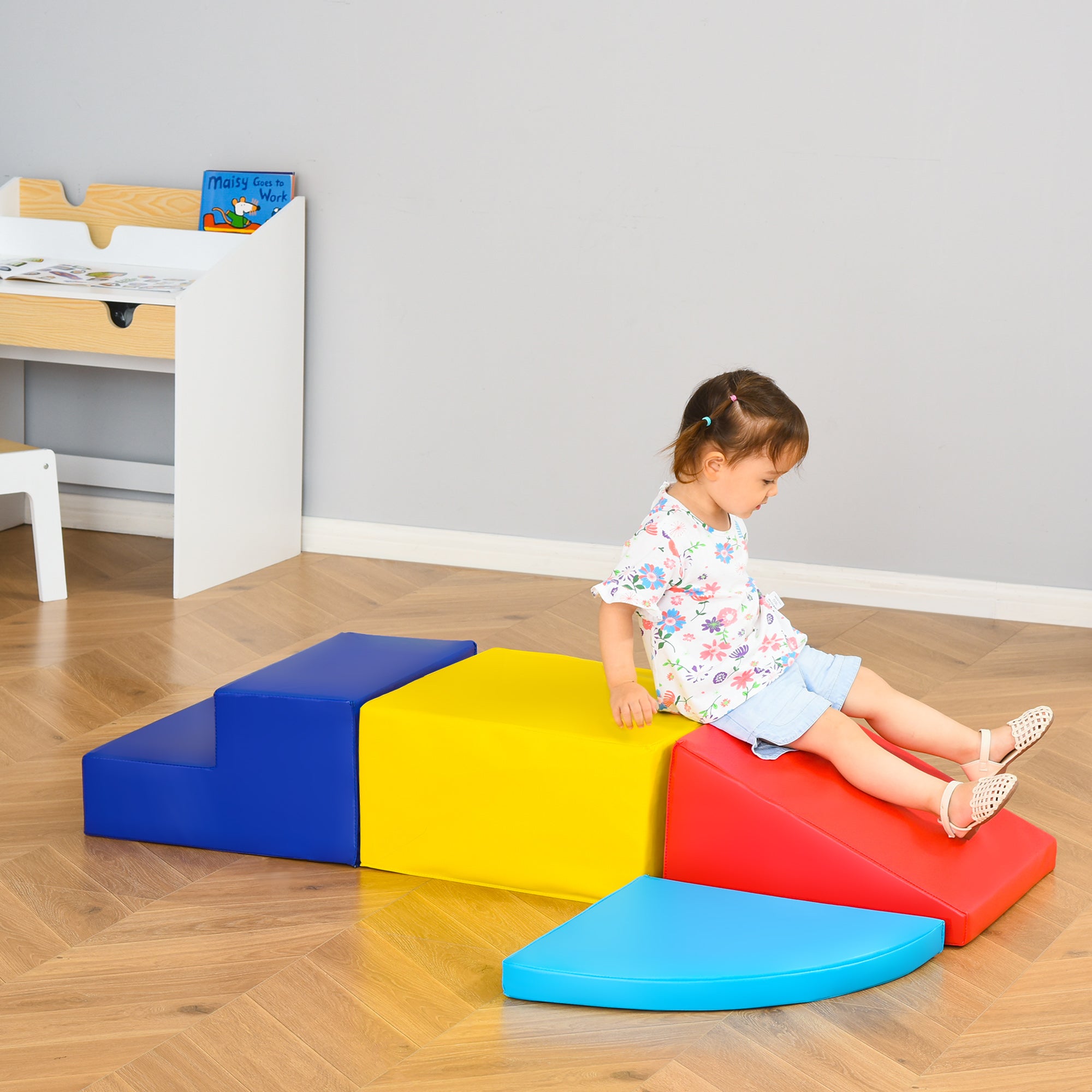 Crawl and Climb Foam Play Set Toddler Nugget 4 Pieces Lightweight Interactive Set for Climbing, Crawling, Sliding Play Zone for Baby Preschooler Baby Gym & Playmats at Gallery Canada