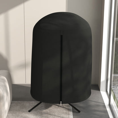 Egg Chair Cover, 420D Oxford Fabric Waterproof Anti-dust Furniture Protector for Φ50.4" x 74.8" H Stand, Black - Gallery Canada