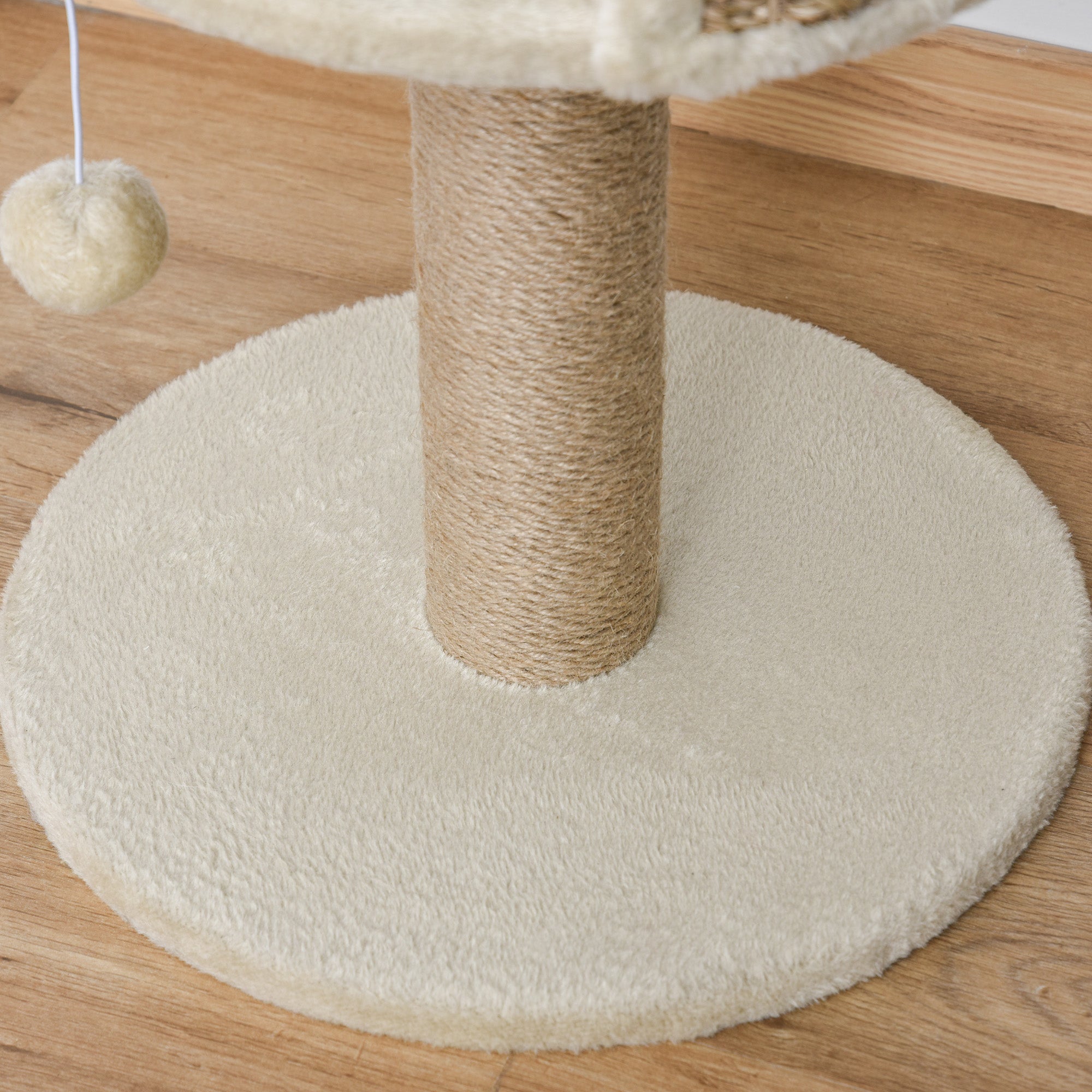 Small Cat Tree with Scratching Post, Perch, Toy Ball, Cat Tower for Indoor Cats - 16