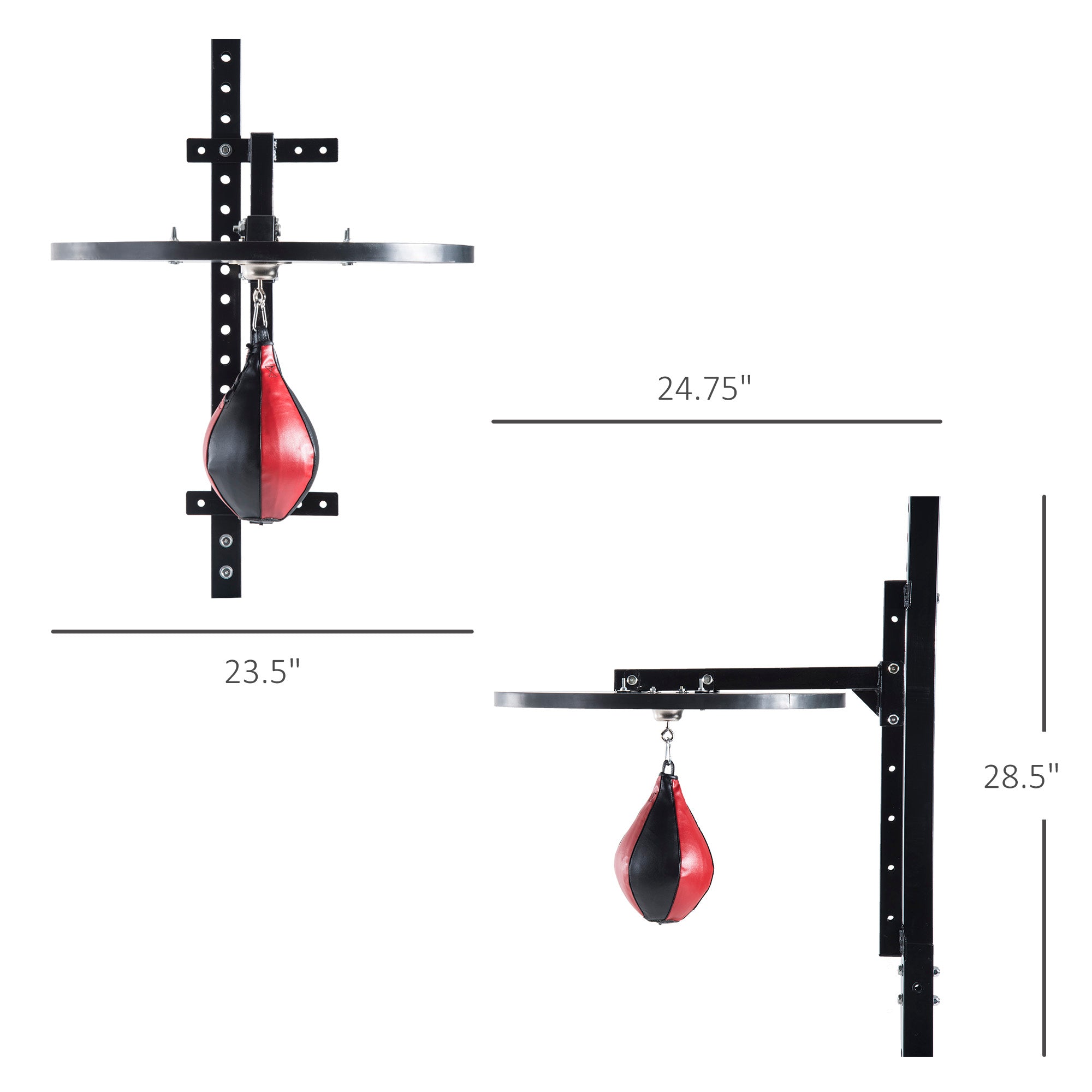 Speed Bag Platform Speedball Frame Wall Mounted Boxing MMA Workout Punching Bag More-Strength Training Equipment at Gallery Canada