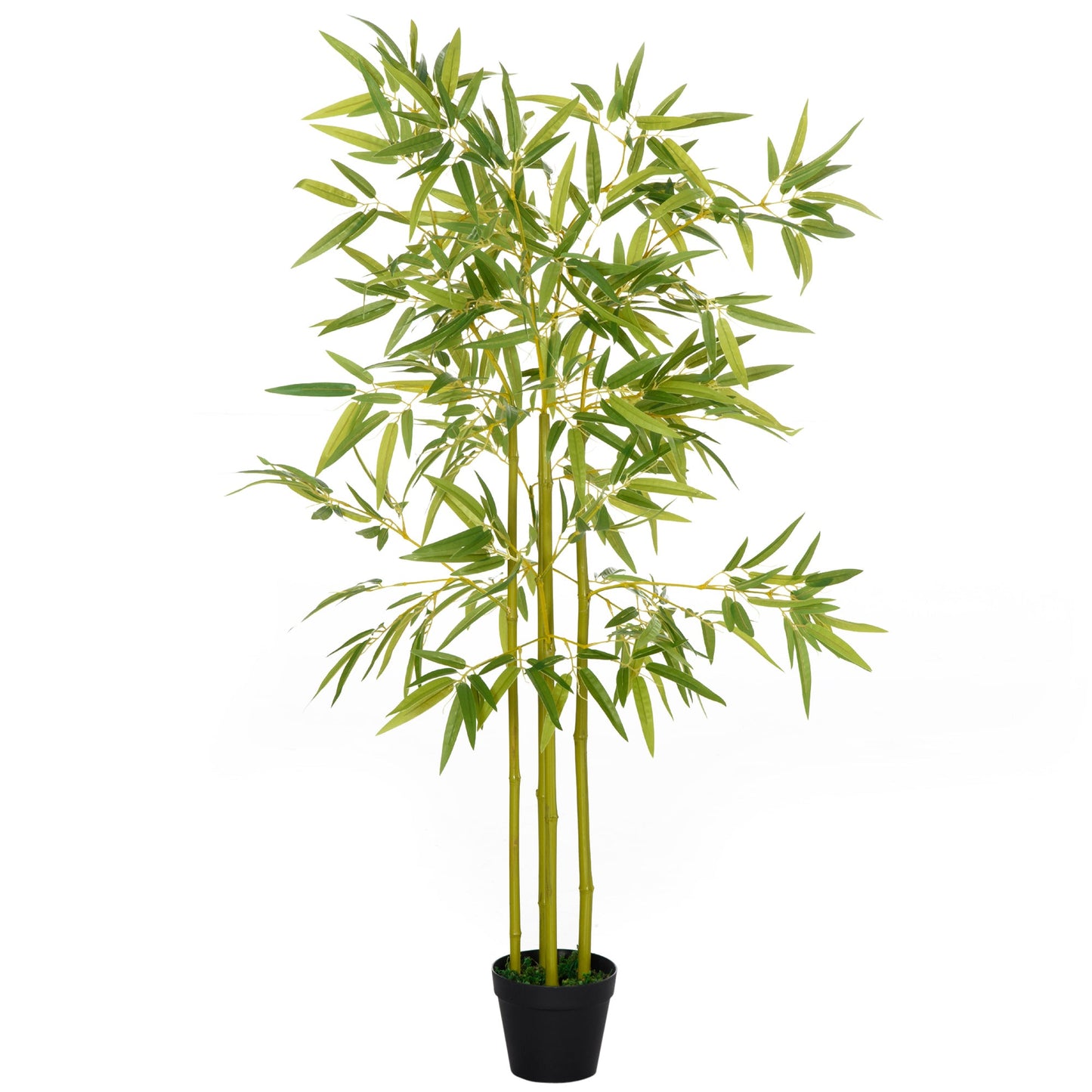 4FT Artificial Bamboo Tree, Faux Greenery Plant, Decorative Tree in Nursery Pot for Indoor Outdoor Décor Artificial Trees Green  at Gallery Canada