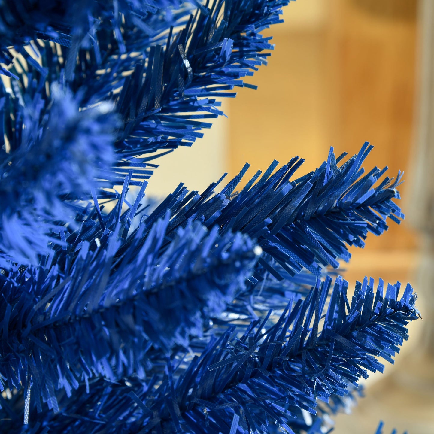 6ft Pencil Christmas Trees, Artificial Christmas Tree for Xmas Holiday Decor, Deep Blue Pencil Christmas Trees   at Gallery Canada