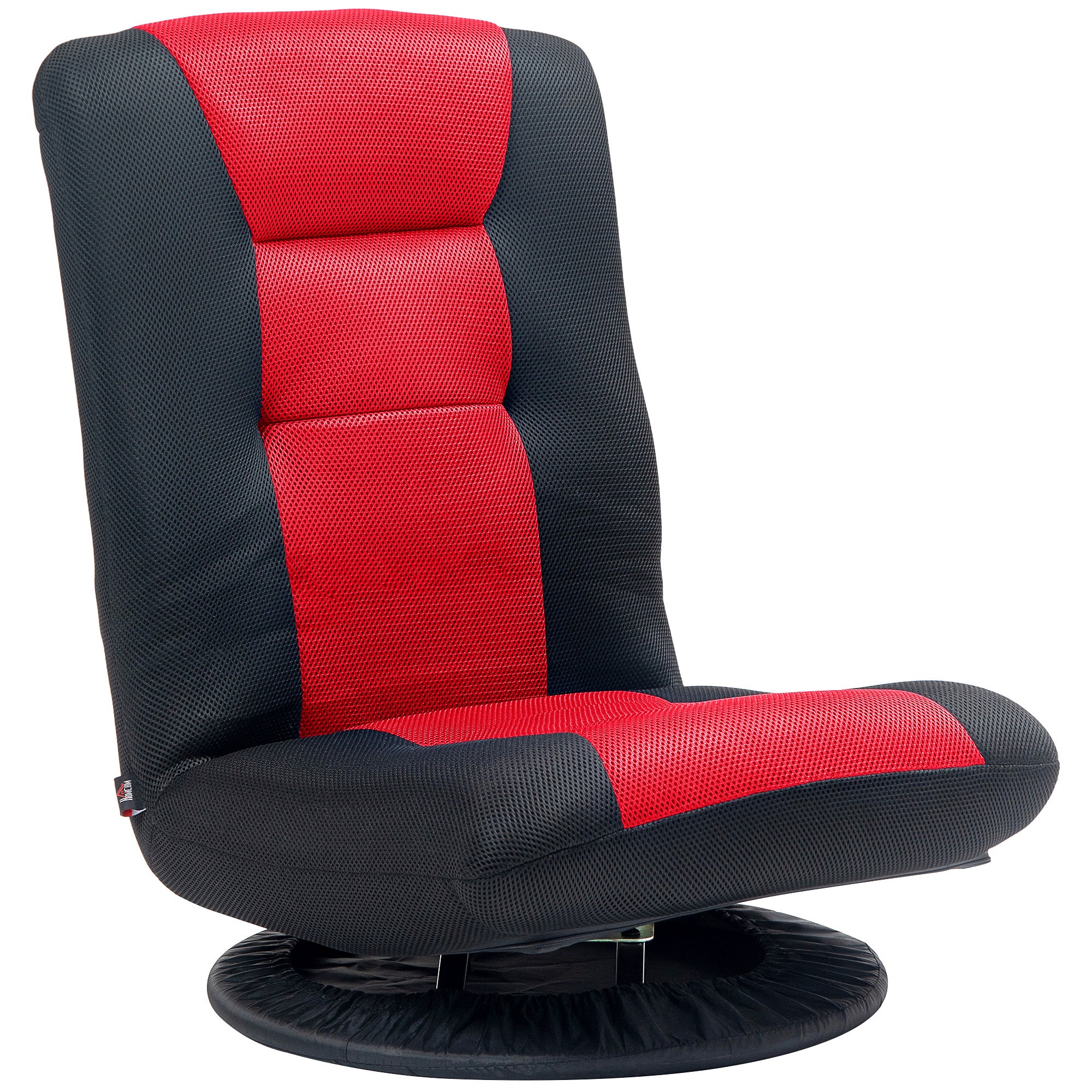 Folding Floor Chair for Adults Teens, 360 Degree Swivel Gaming Chair, 6 Positions Adjustable Lazy Sofa Chair, Red 2-Seater Sofas at Gallery Canada