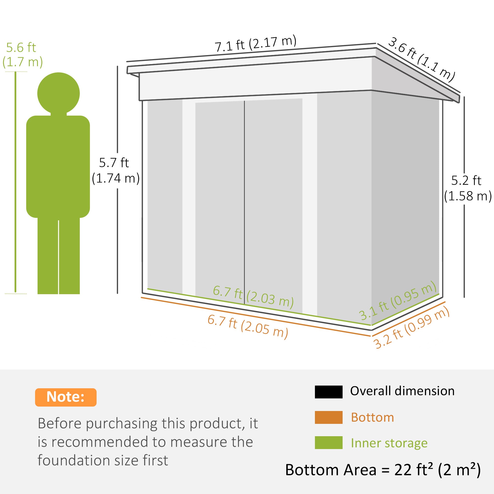 7' x 4' Outdoor Storage Shed, Metal Garden Tool Storage House Organizer with Lockable Sliding Doors and Vents for Backyard Patio Lawn, Charcoal Grey Sheds at Gallery Canada