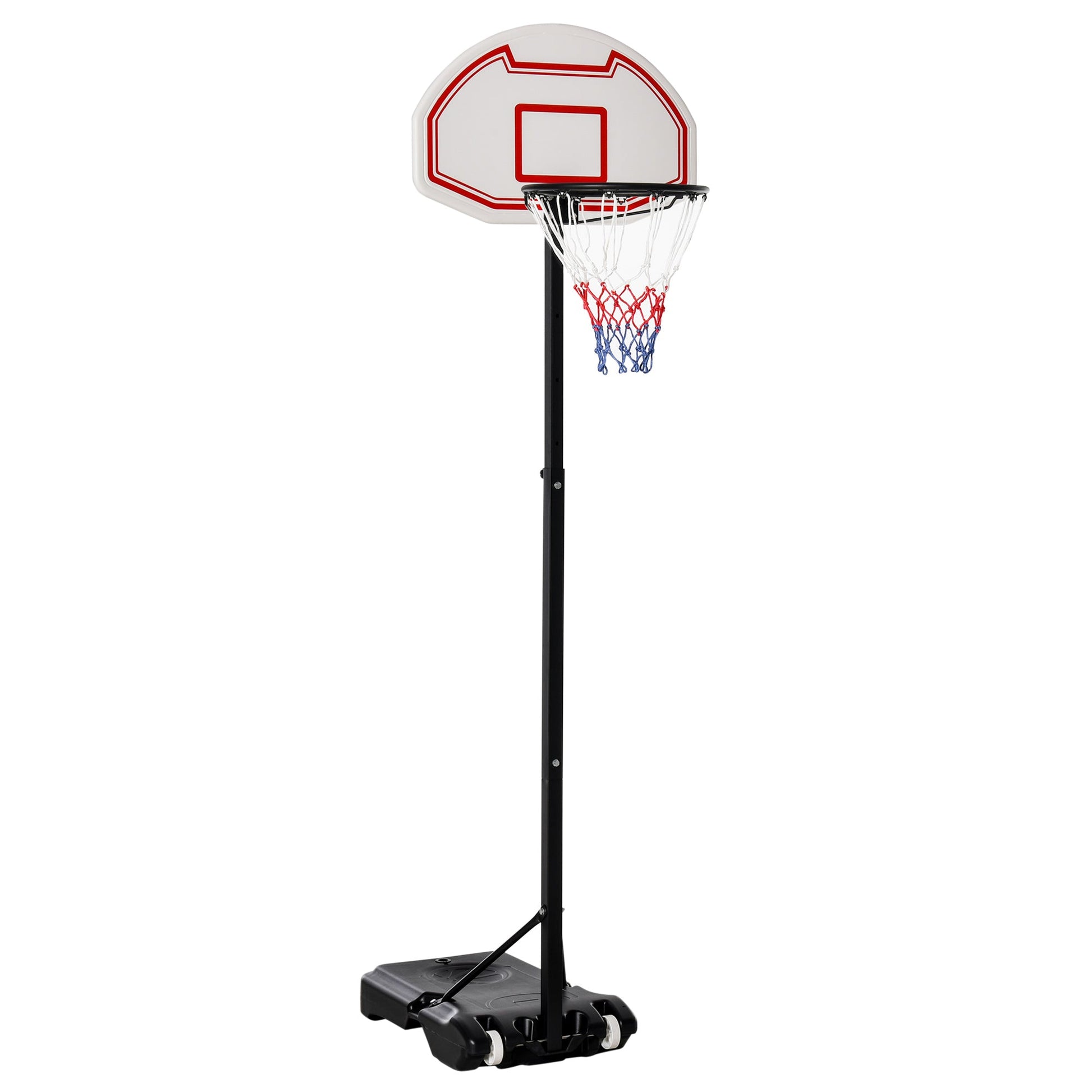 Adjustable 6.3-8.2ft Basketball Hoop System Outdoor Indoor Junior Basketball Stand Team Sport for Kids Youth W/ Wheels for Easy Removable Basketball   at Gallery Canada