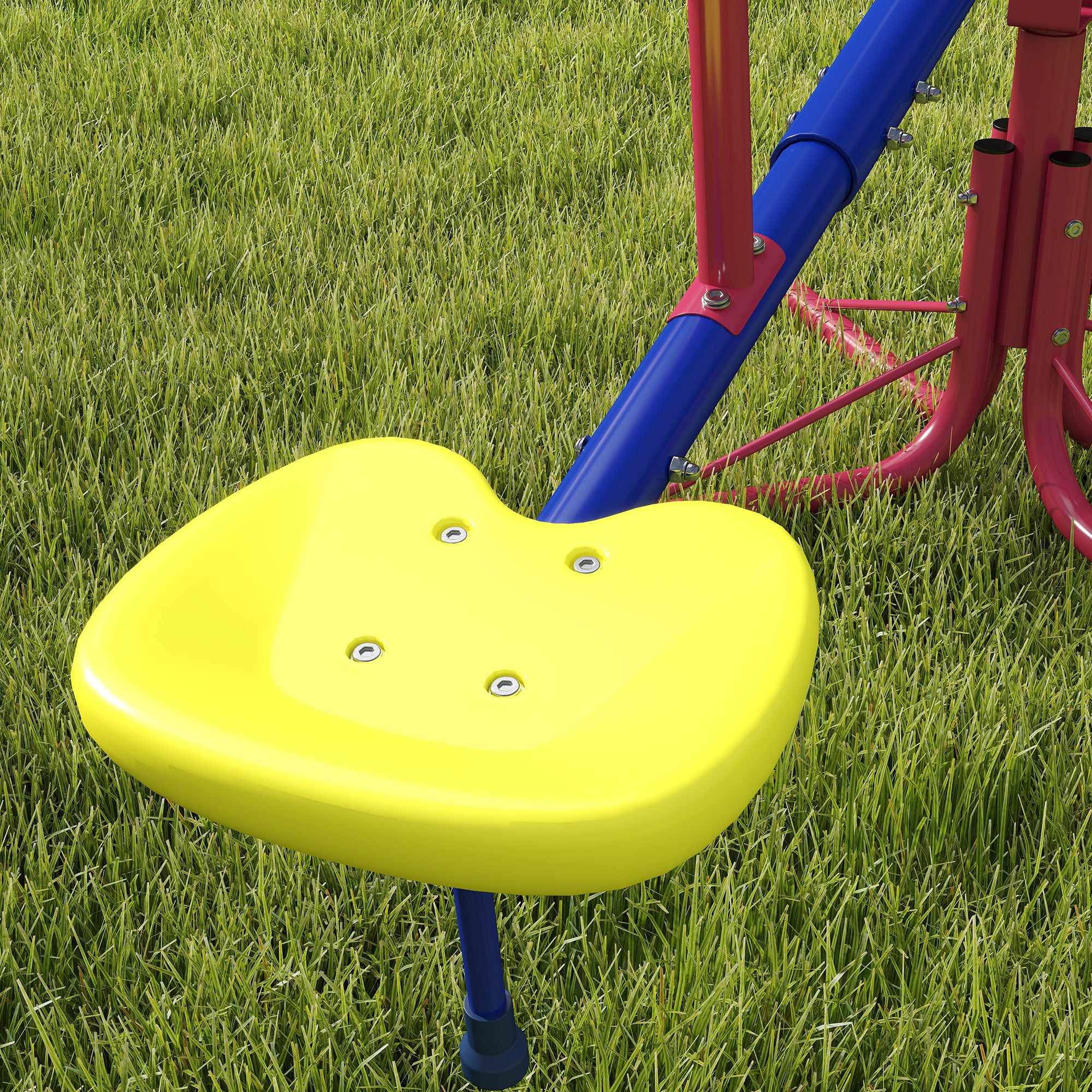 Kids Metal Seesaw Teeter Totter Children's Playground Equipment for Garden Outdoor Indoor Swing, 4 Seats Gym Sets & Swings at Gallery Canada