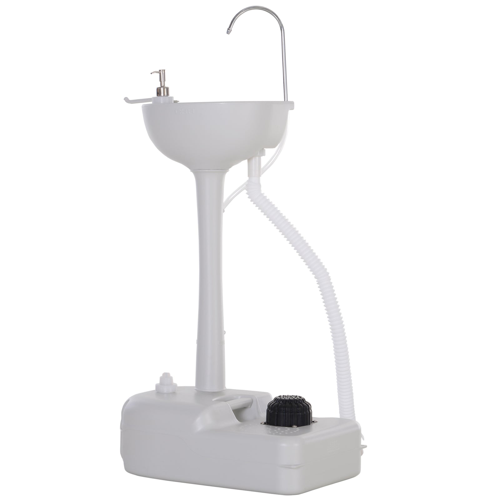 Portable Camping Sink Hand Wash Station with 17L Water Tank, Soap Dispenser and Towel Holder, for Outdoor Events Camping Sinks at Gallery Canada