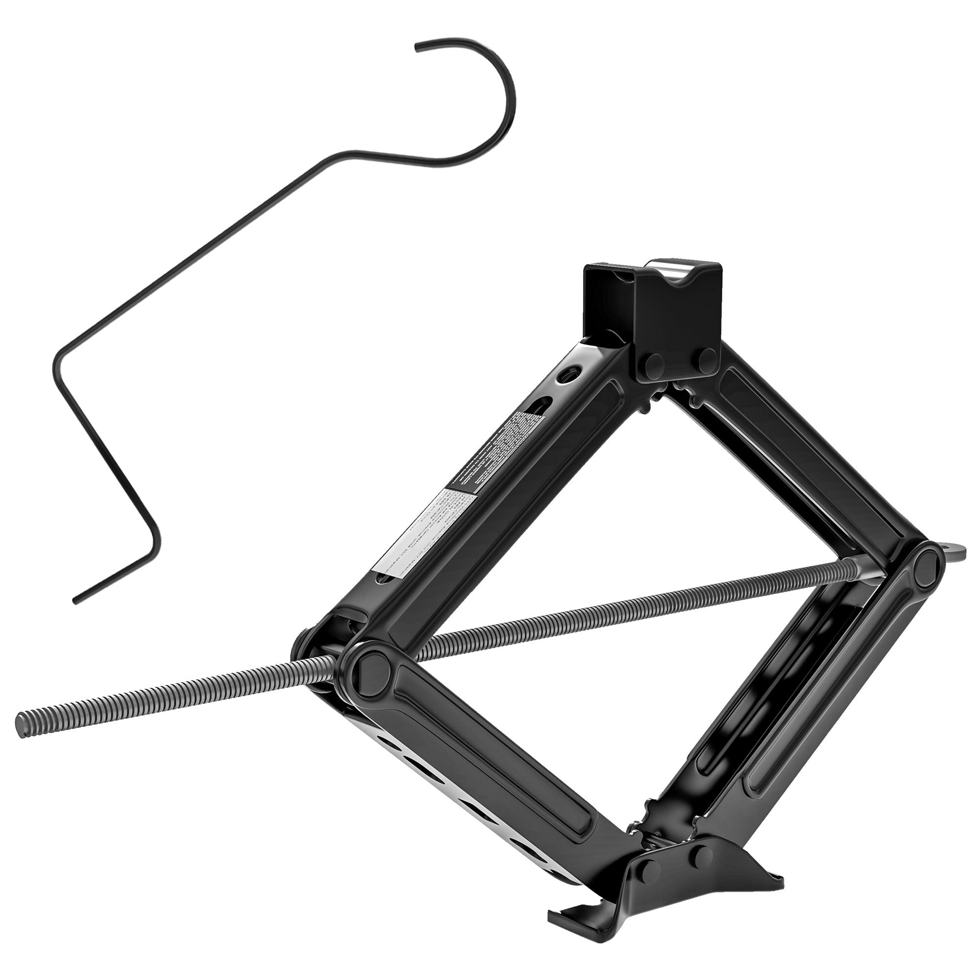 Steel Car Jack, Portable Scissor Jack, 2 Ton (4400 lbs) Capacity for Auto Sedan SUV MPV Tire Changes &; Repairs, Black Automotive at Gallery Canada