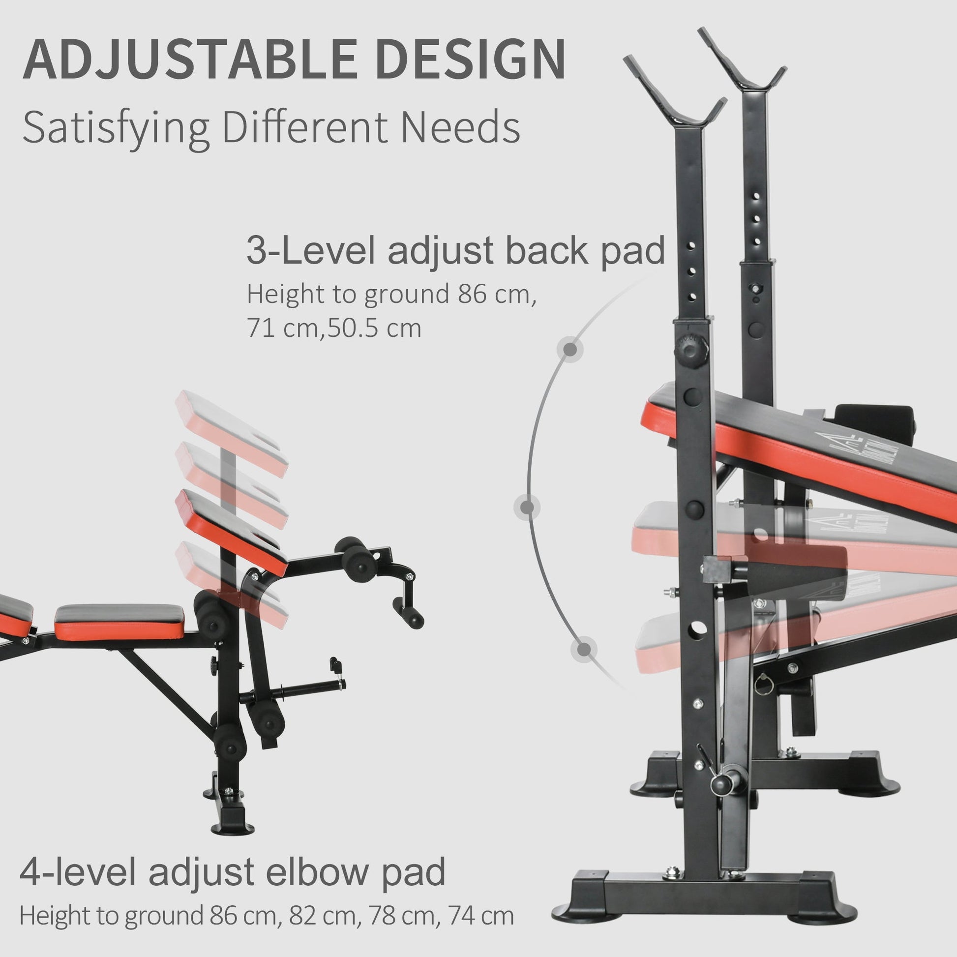 Adjustable Weight Bench for Weight Lifting and Strength Training Weight Benches   at Gallery Canada