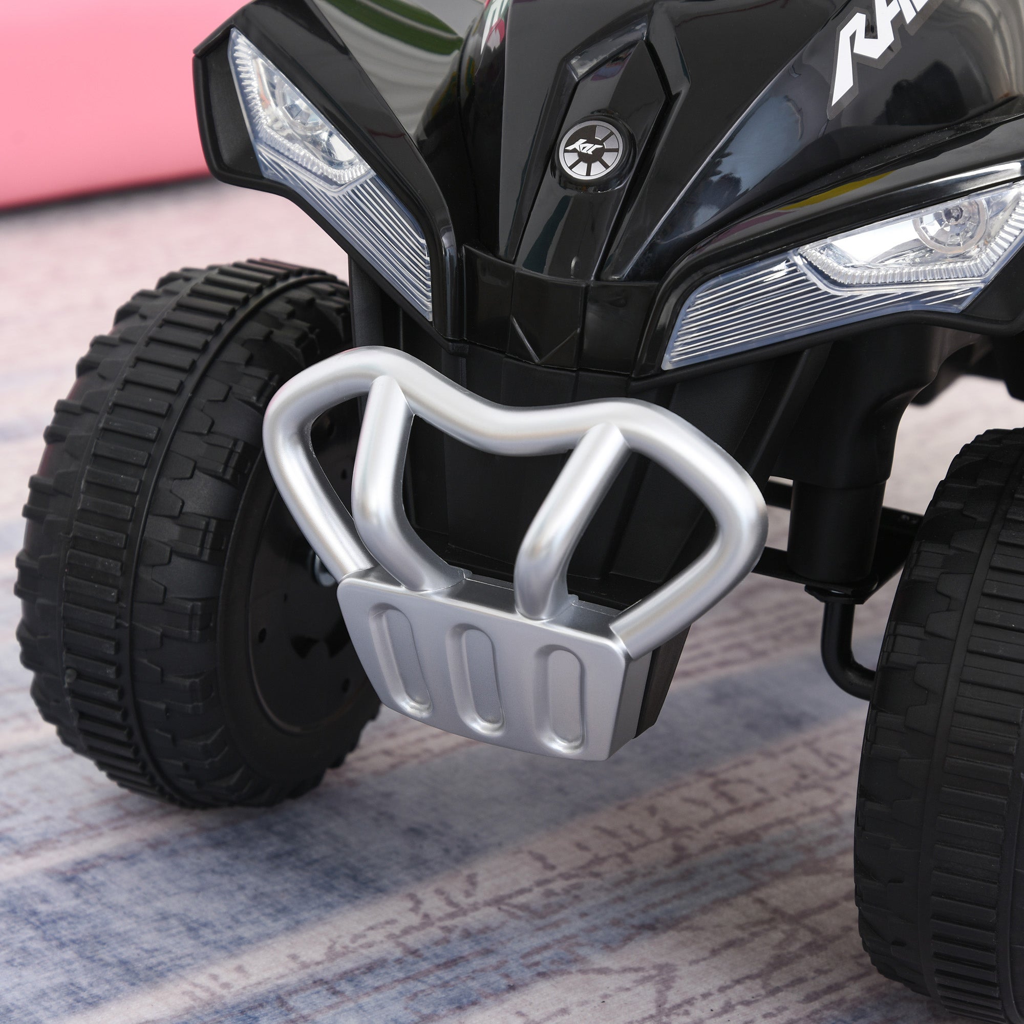 No Power 4 Wheels Ride on Toy for Kids, Foot To Floor Slider Toddler Ride-on Car with Music, Lightening, for 18-36 Months Black Push Cars for Toddlers at Gallery Canada