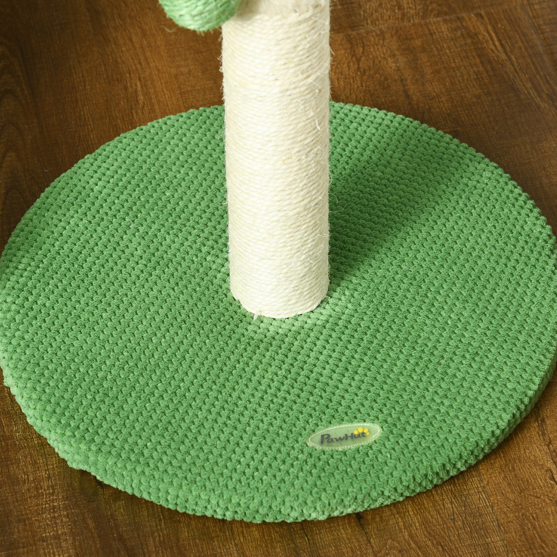 33" Cactus Cat Scratching Post for Indoor Cats, Sisal Cat Scratcher with Hanging Ball, Green Cat Posts   at Gallery Canada