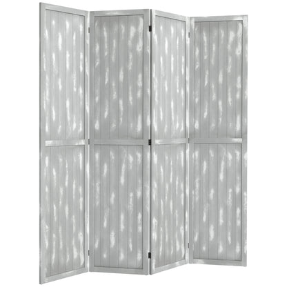 Screen Divider Room Divider Screen with Foldable Design for Indoor Bedroom Office 5.5' Grey Room Dividers at Gallery Canada