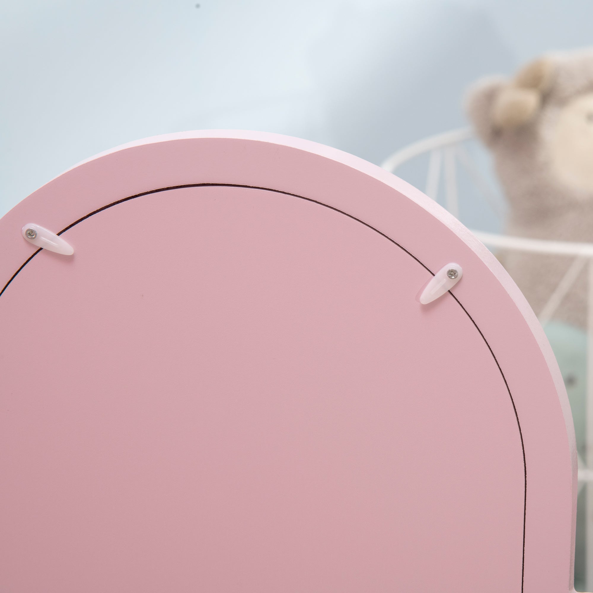 Kids Dressing Table and Chair Set, Girls Dressing Set, Makeup Desk with Drawer for 3-6 Years Old Kids, Pink Kids Bedroom Furniture at Gallery Canada