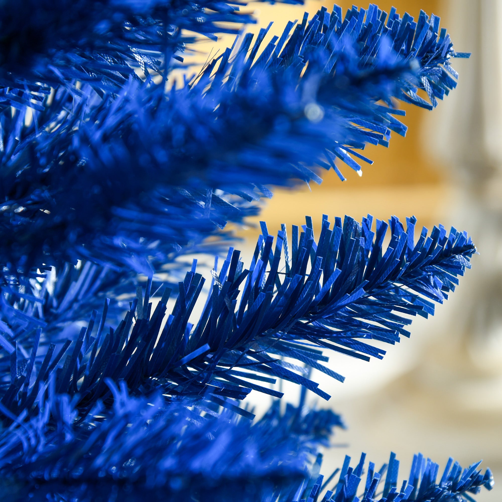 5ft Pencil Christmas Trees, Artificial Christmas Tree for Xmas Holiday Decor, Deep Blue Pencil Christmas Trees   at Gallery Canada