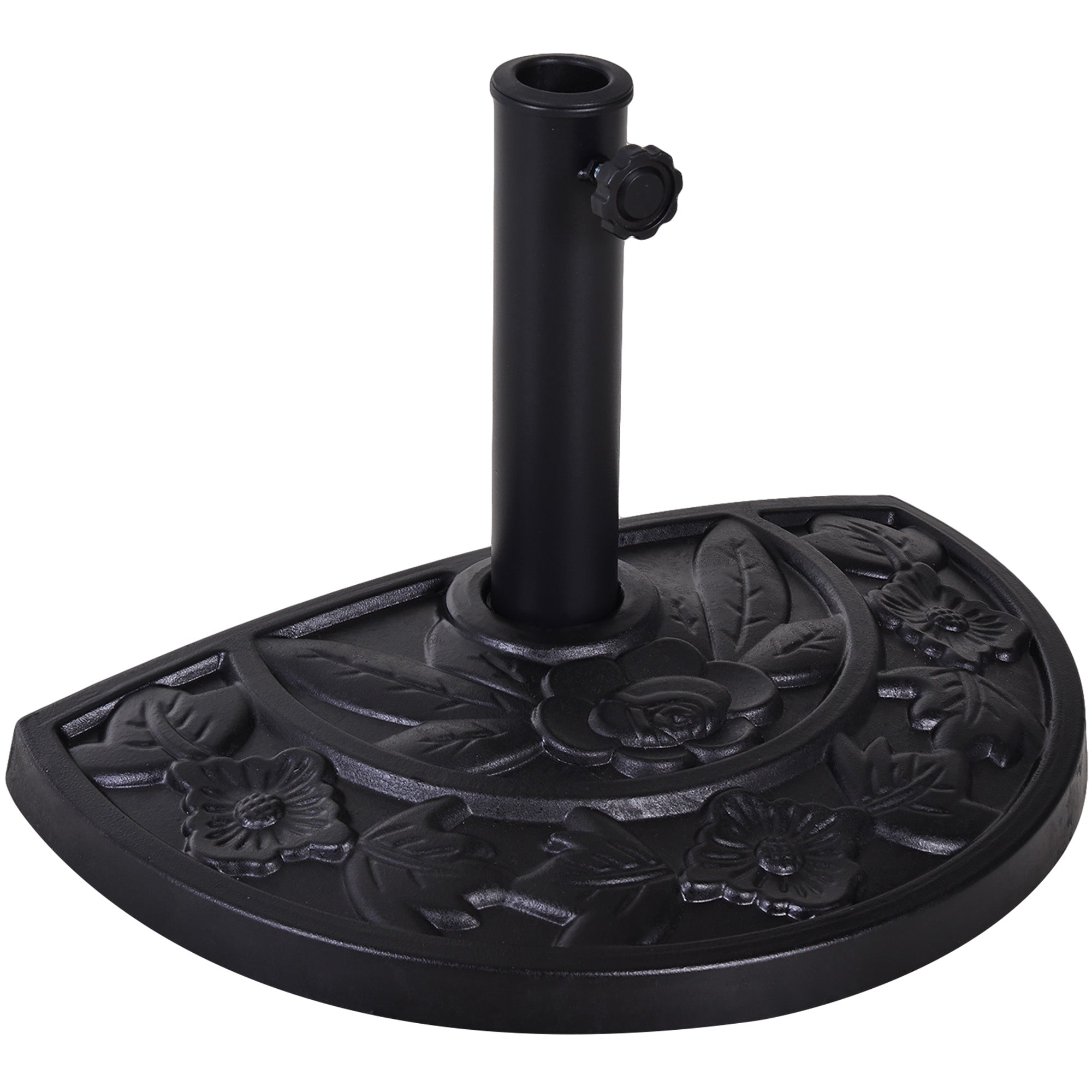 20 lbs Half Round Patio Umbrella Base 20