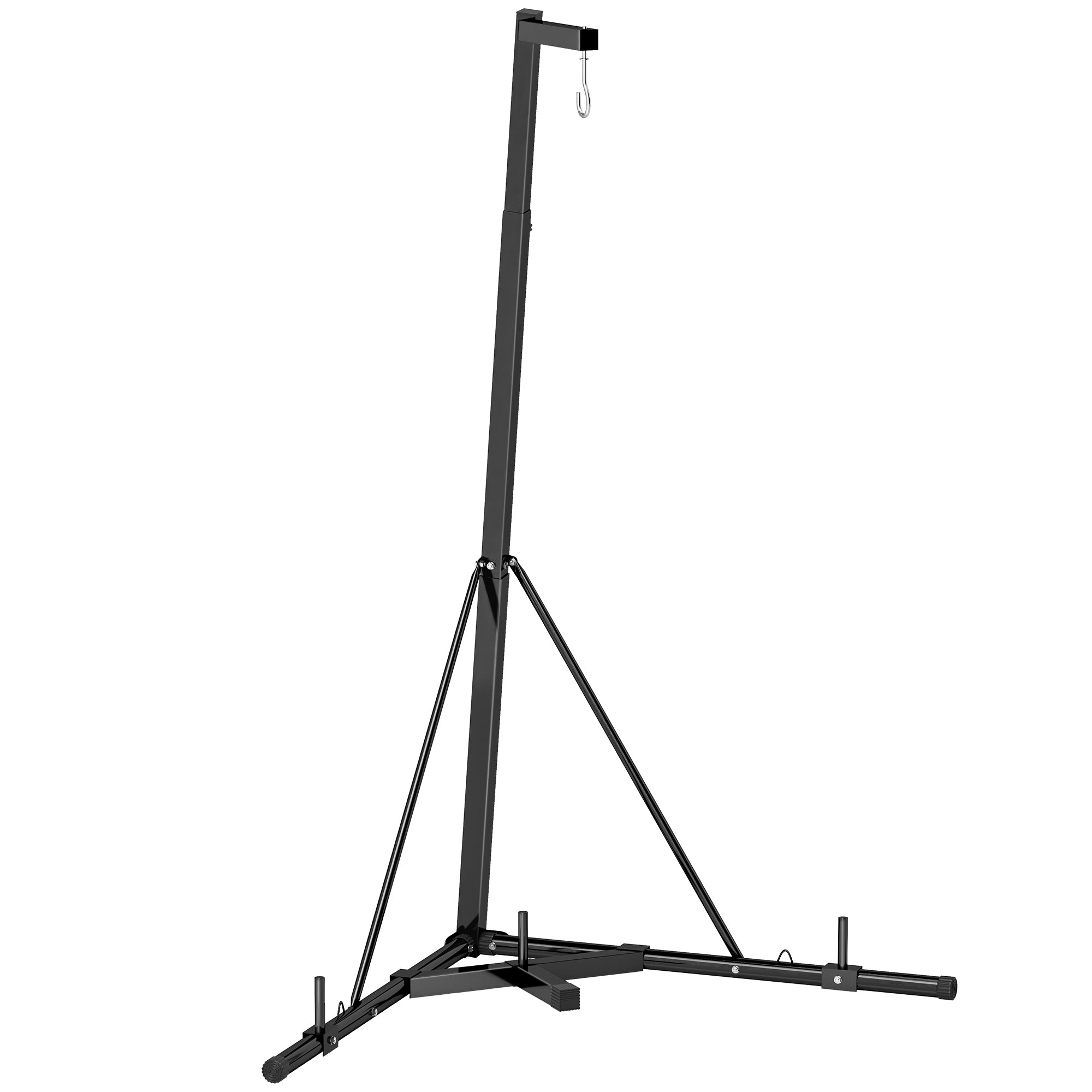 Foldable Punch Bag Stand, Adjustable Height Heavy Bag Stand with Weighted Base, Freestanding for Home Gym, Stand Only Punching Bag Hangers at Gallery Canada