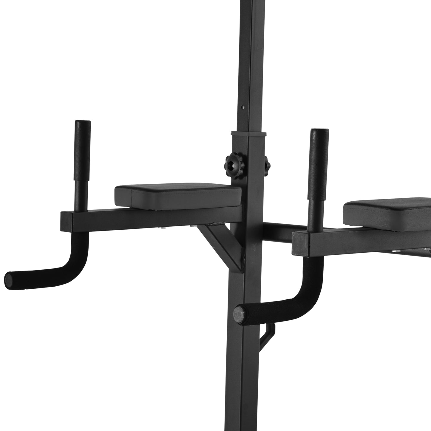 Foldable Power Tower Pull Up Dip Station with Adjustable Weight Bench for Home Gym Strength Training Fitness Power Towers   at Gallery Canada