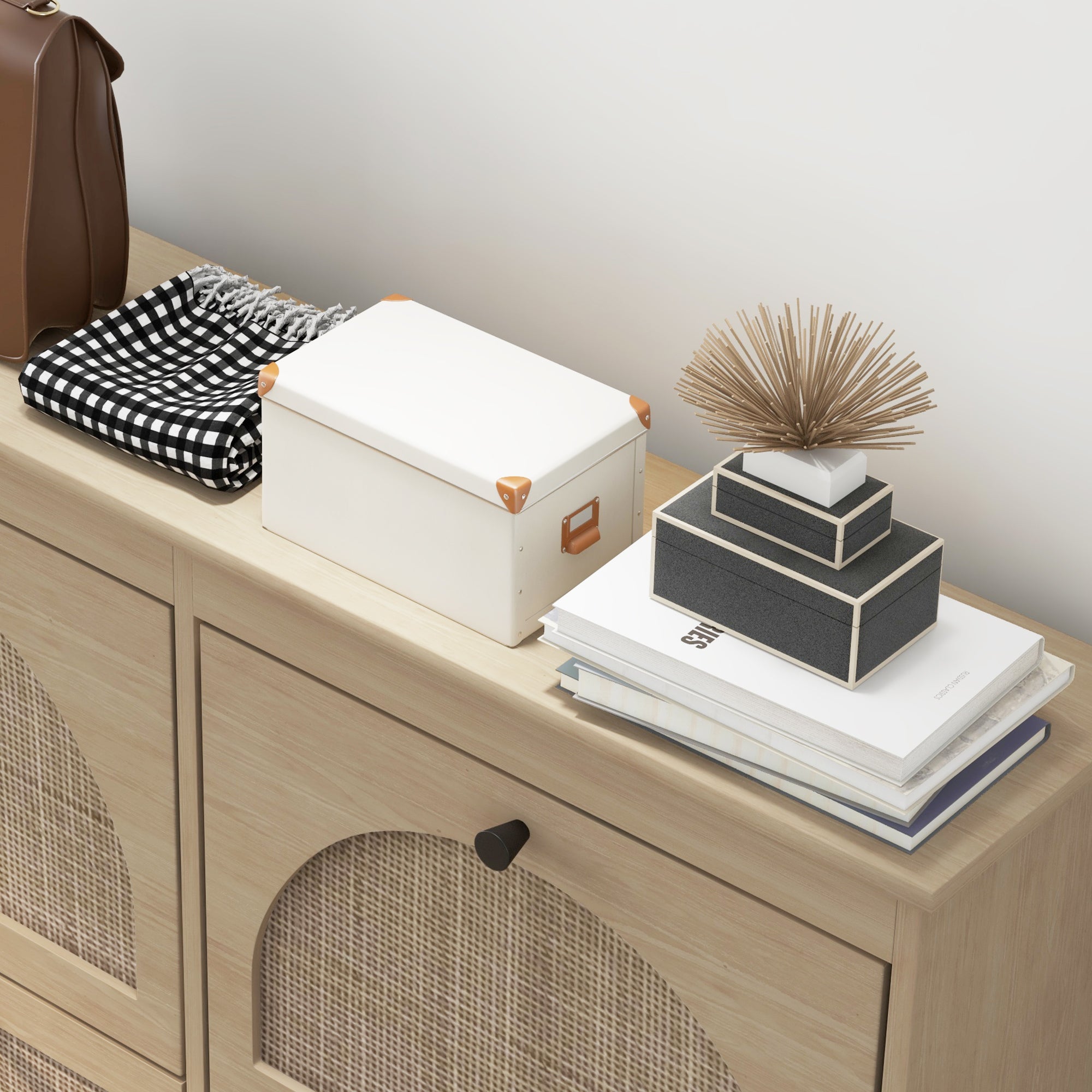 Shoe Cabinet for entryway, Shoe Storage Cabinet with 4 Flip Drawers and Adjustable Shelves for 20 Pairs of Shoes, Oak Shoe Storage Cabinets & Racks at Gallery Canada