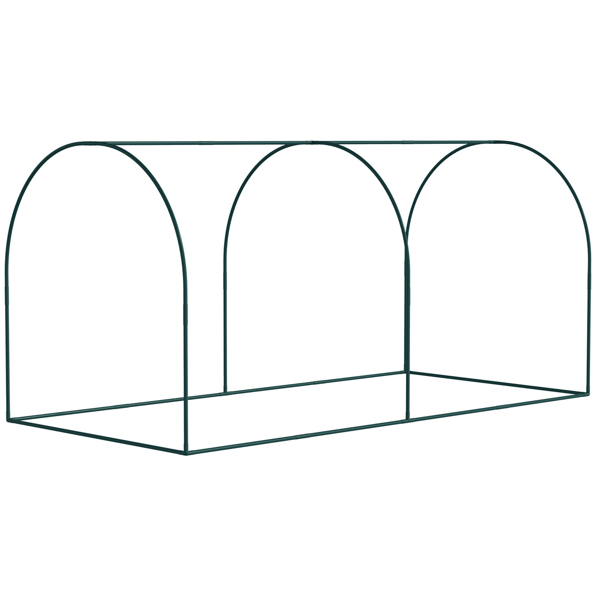 8' x 4' Crop Cage, Plant Protection Tent, with Two Zippered Doors and 4 Ground Stakes, for Garden, Yard, Lawn, Green Walk In Greenhouses   at Gallery Canada