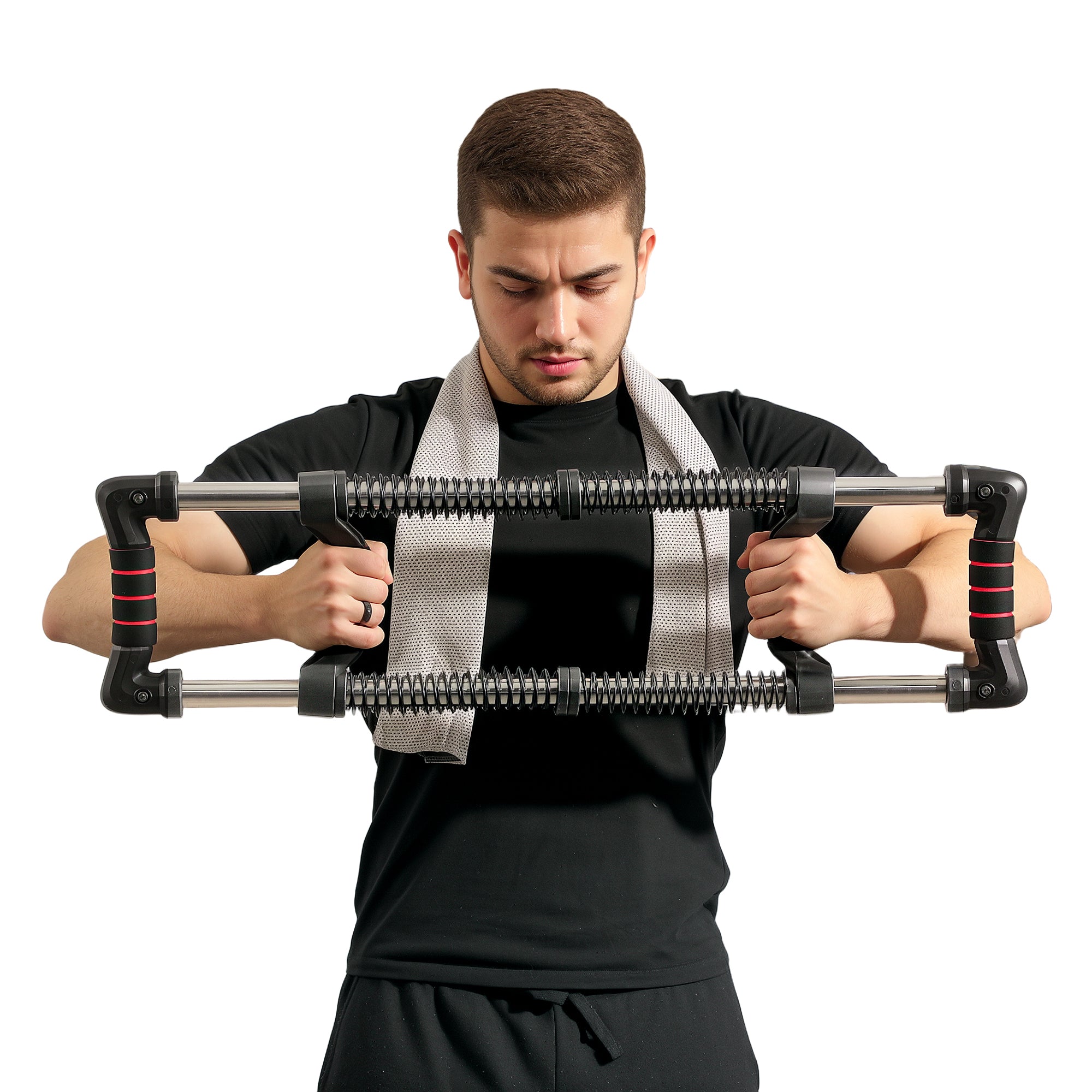 Chest Expander, Spring Chest Exerciser with 22-176 lbs Resistance for Men and Women Home Gym, Office or Travel More-Strength Training Equipment at Gallery Canada