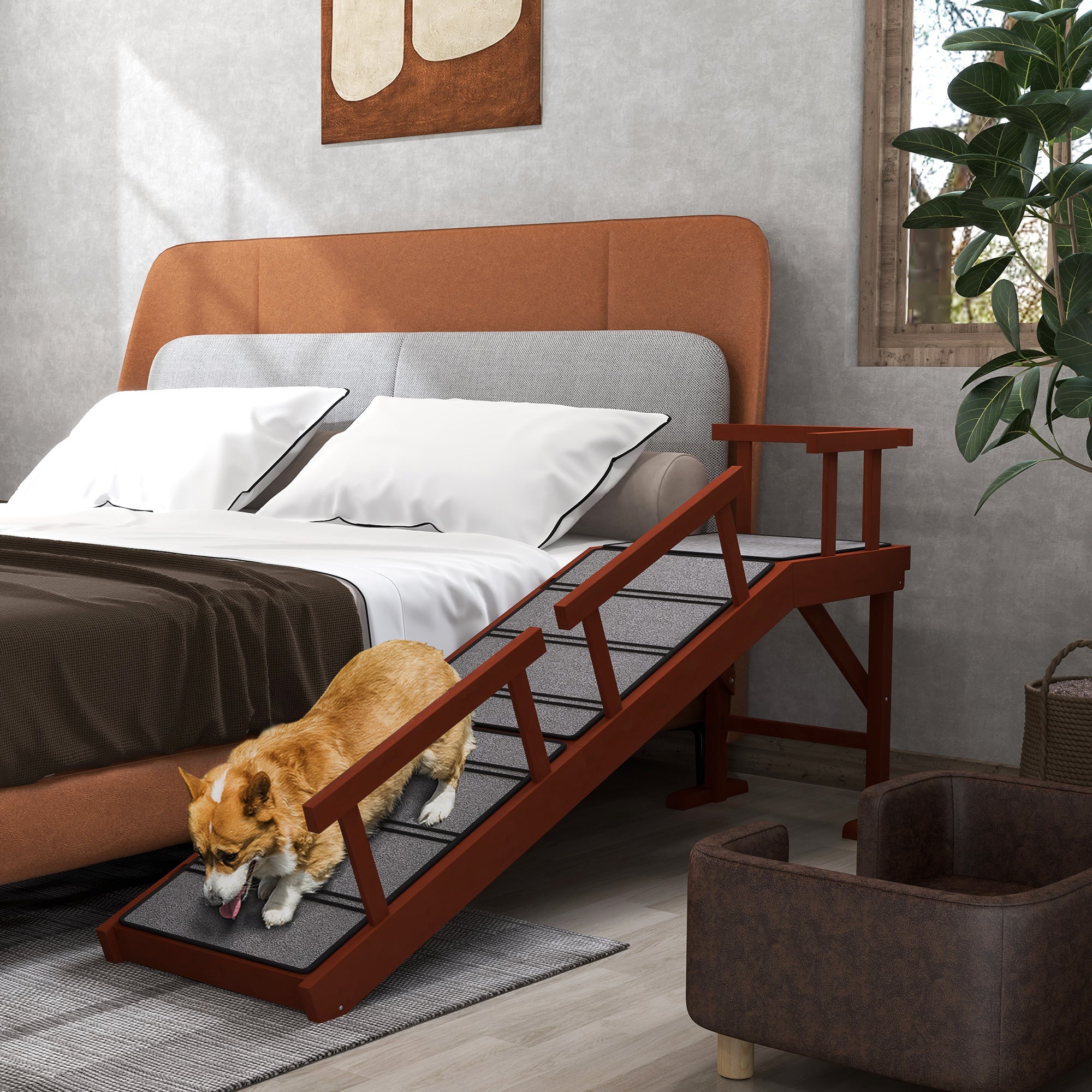 Wooden Dog Ramp for Large Dogs, 60