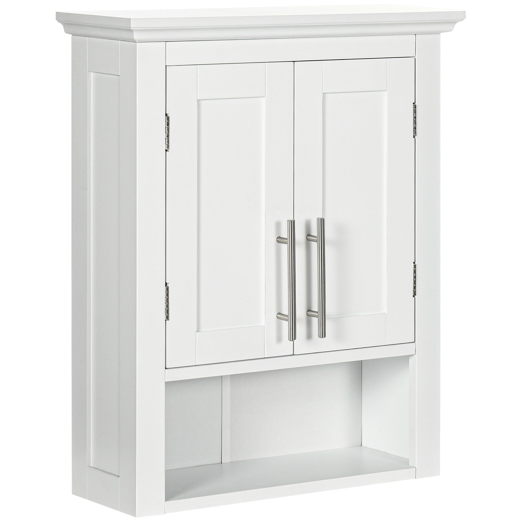 Bathroom Wall Cabinet, Medicine Cabinet, Over Toilet Storage Cabinet with Shelf for Living Room and Entryway, White Wall Mounted Cabinets White  at Gallery Canada