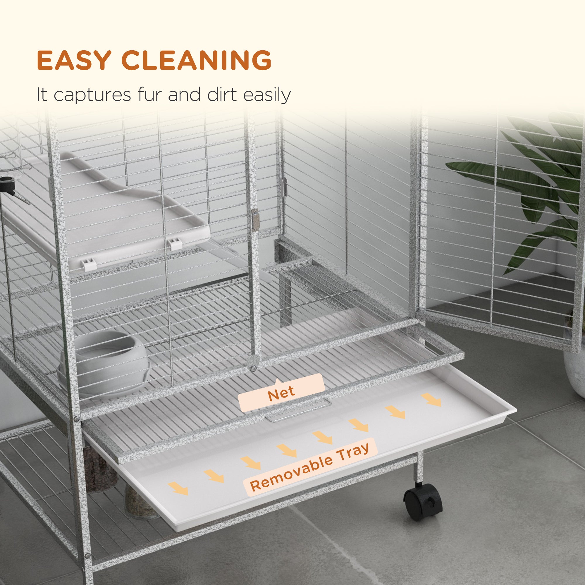 Rolling Small Animal Cage 34