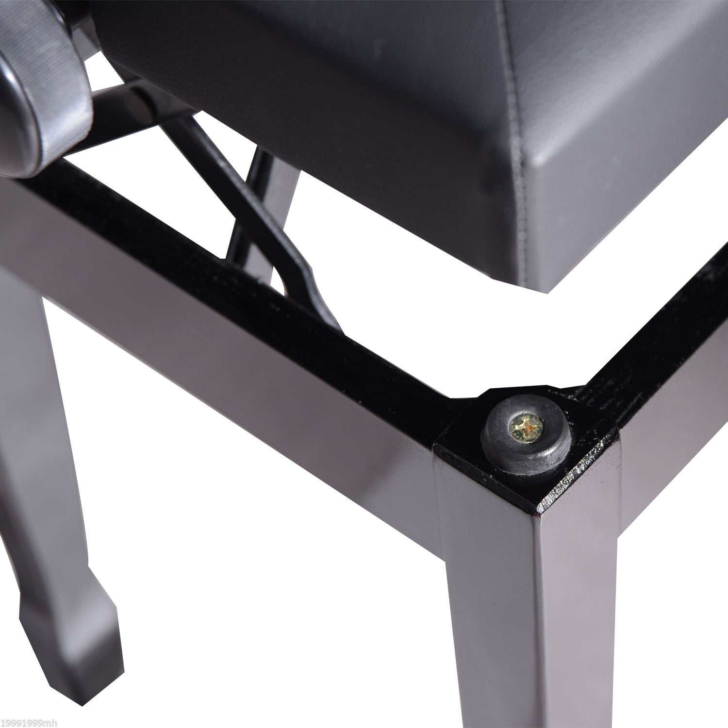 Adjustable Piano Bench with Storage and Soft PU Leather Padded, with Enough Music Storage Design, Black Piano Benches at Gallery Canada