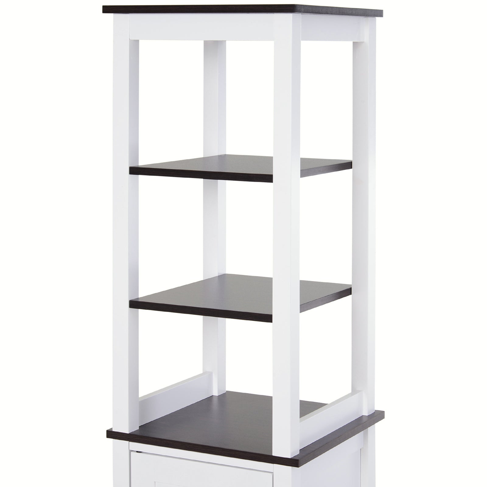 Tall Bathroom Cabinet Cupboard Storage Unit White Freestanding Shower Shelves Bathroom Cabinets   at Gallery Canada