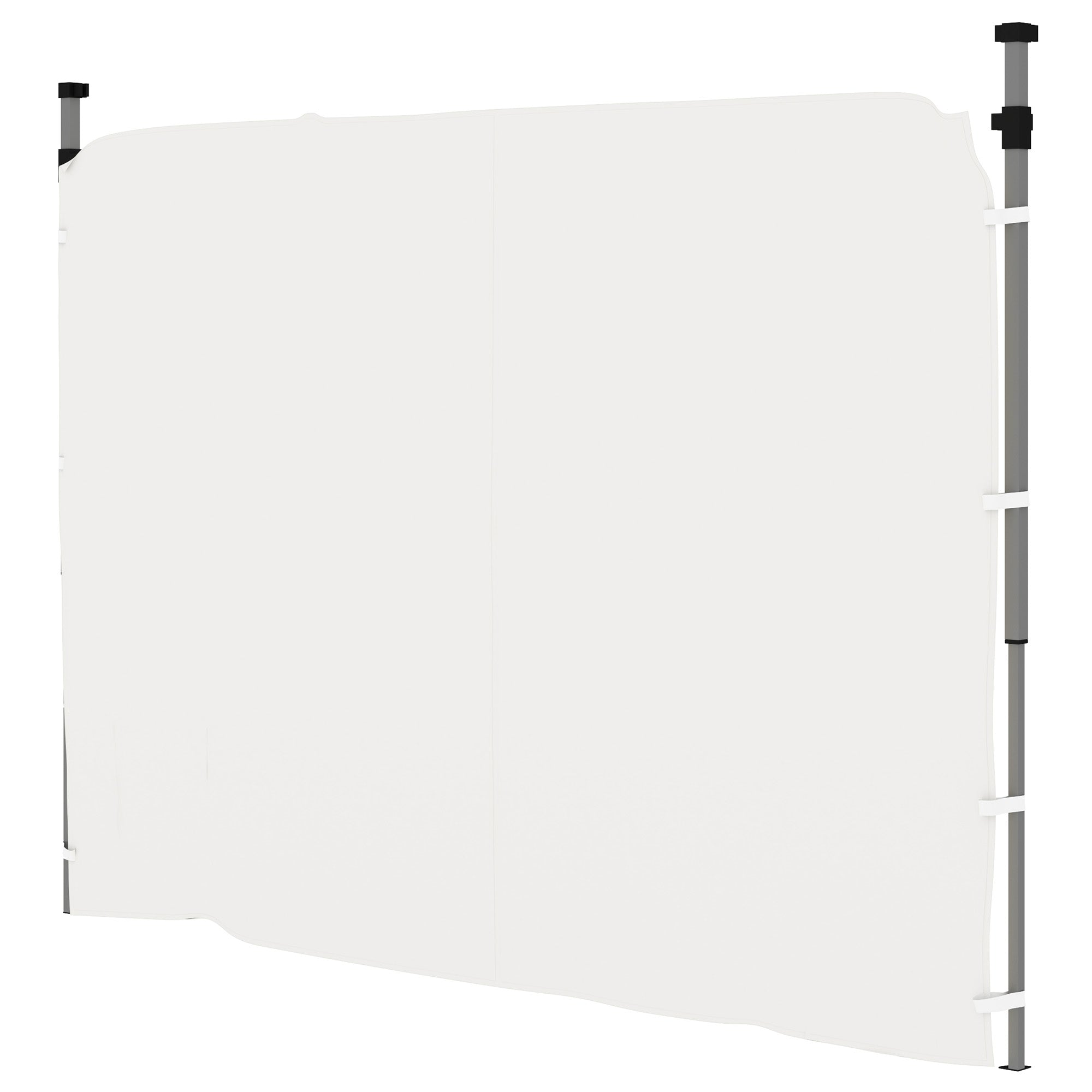 Instant Canopy Sidewall with 4 Storage Bag for 10 x 10 ft Straight Leg Pop Up Canopies, 1 Pack Sidewall Only, White Gazebo Sidewalls White, Black at Gallery Canada