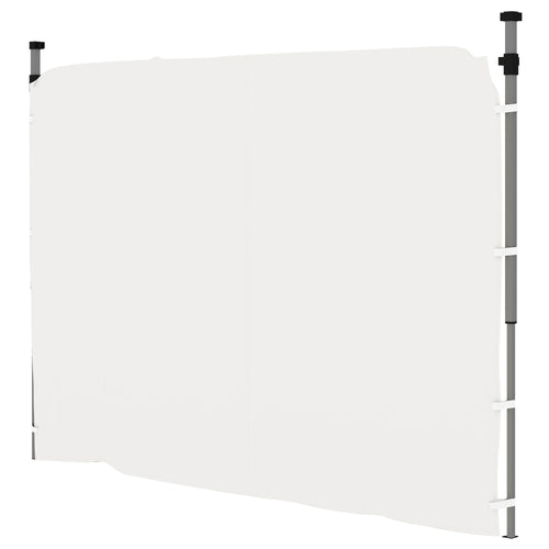 Instant Canopy Sidewall with 4 Storage Bag for 10 x 10 ft Straight Leg Pop Up Canopies, 1 Pack Sidewall Only, White