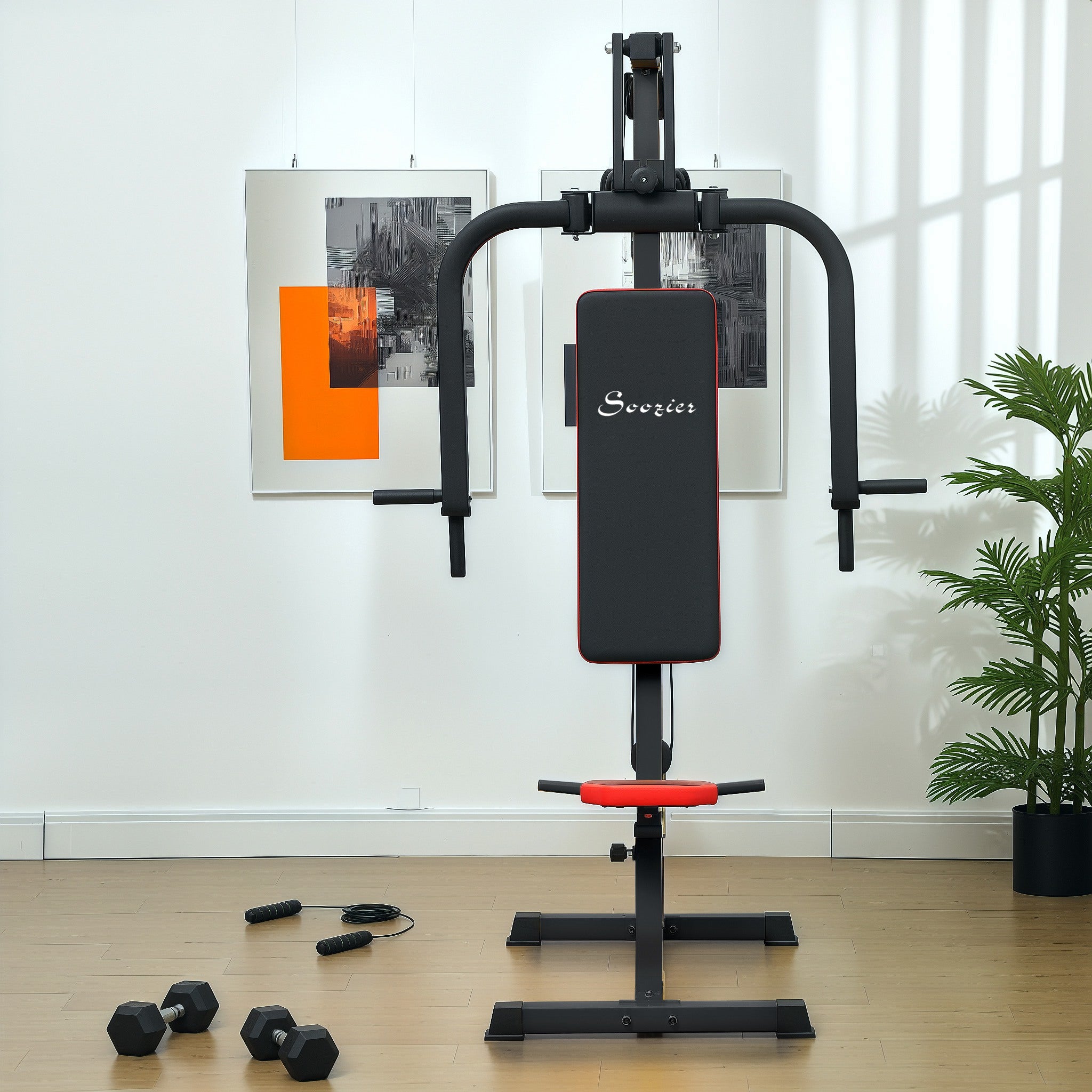 Chest Fly and Chest Press Machine for Back, Pectoral, Rear Deltoid and Shoulder Training, Black Power Towers at Gallery Canada