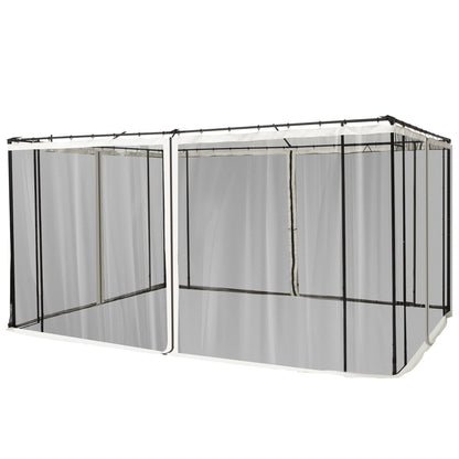 Replacement Mosquito Netting for Gazebo 10' x 12' Black Screen Walls for Canopy with Zippers Gazebo Sidewalls Multi Colour  at Gallery Canada