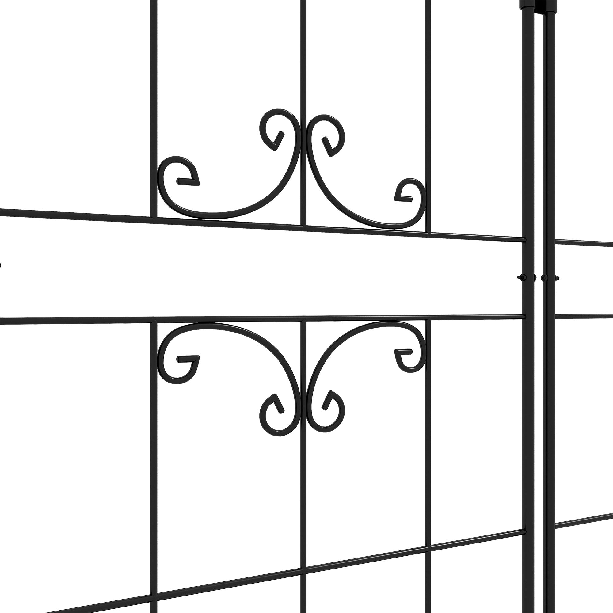 2 Pcs Garden Trellis for Climbing Plants, Outdoor Metal Trellis Plant Support Trellises for Patio, Lawn, Backyard Plant Stands at Gallery Canada