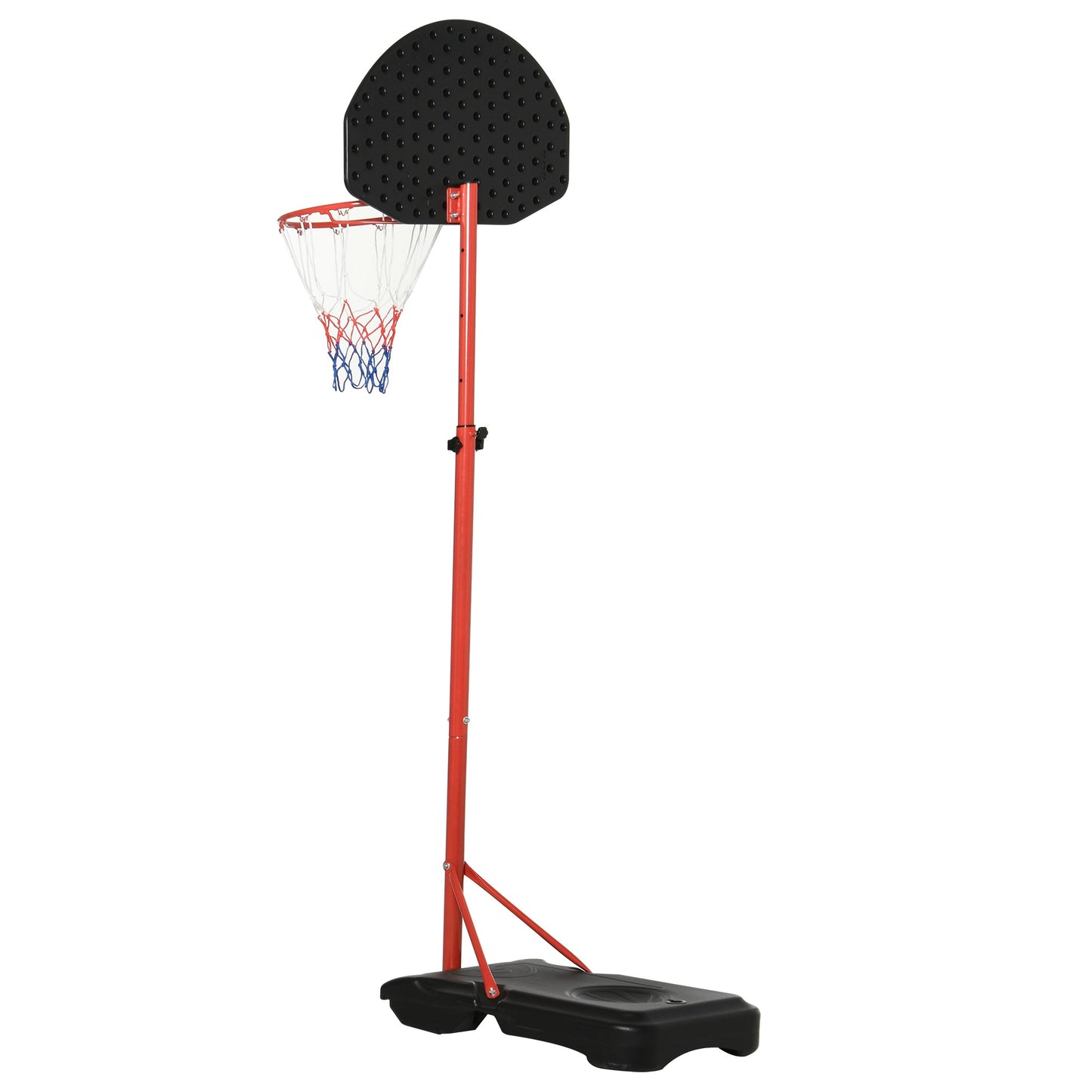 6.6'-8.2' Adjustable Portable Basketball Stand Outdoor Indoor Hoop System Backboard w/ Wheels For Youth Kids - Gallery Canada