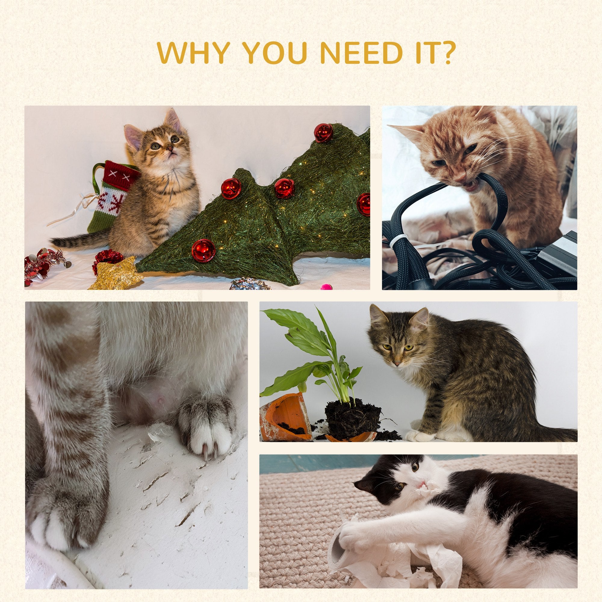 Cat Running Wheel, Cat Exercise Treadmill with Brake, Carpeted Runaway, Pet Fitness Weight Loss Device, Natural Cat Climbing Wall at Gallery Canada