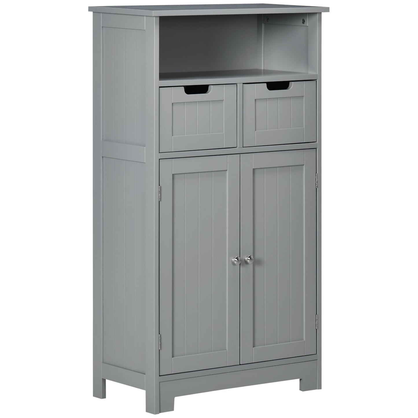 Bathroom Cabinet, Bathroom Storage Cabinet with Adjustable Shelf and Drawers, Small Floor Cabinet for Washroom, Grey Bathroom Cabinets Grey  at Gallery Canada