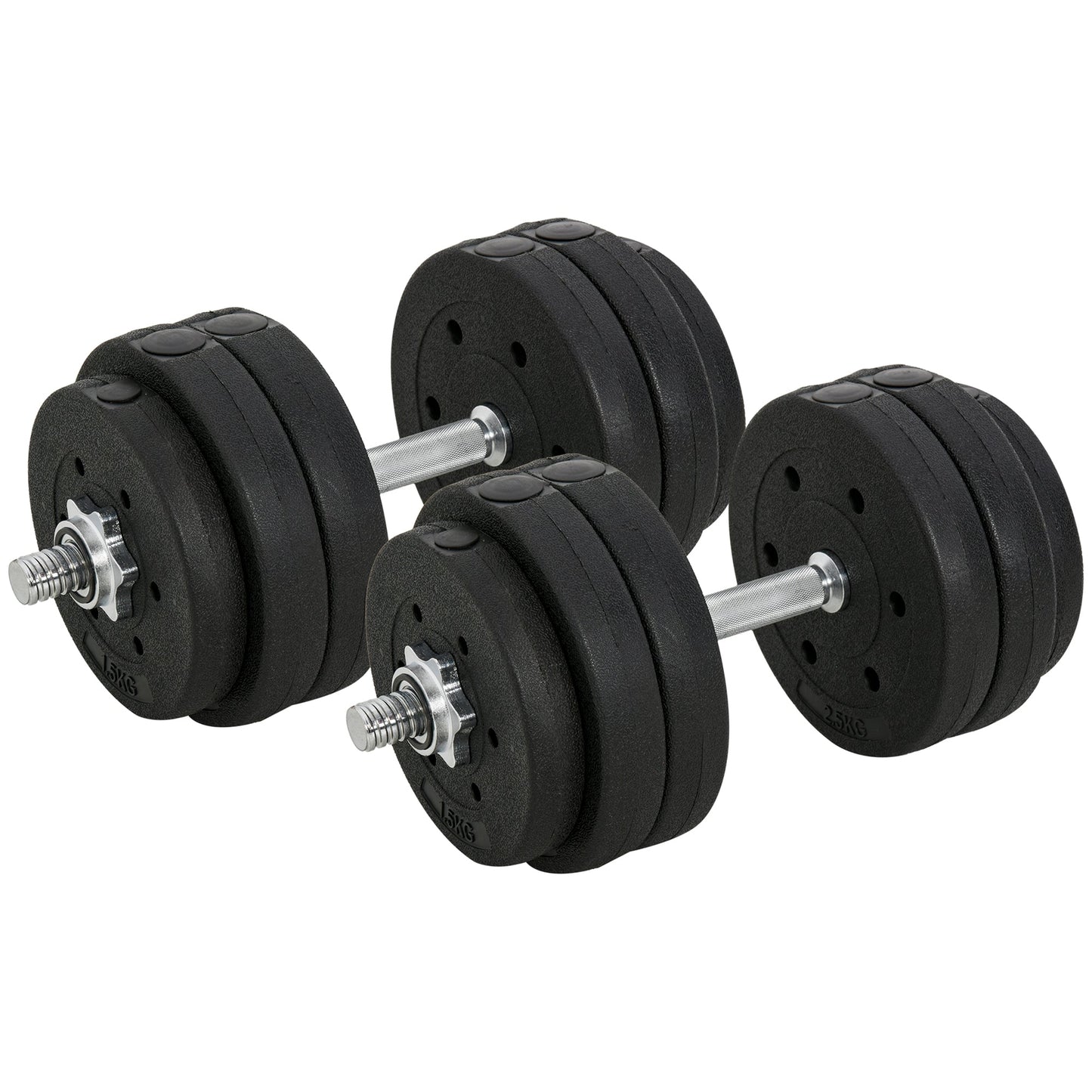 66lbs Adjustable Dumbbells Weight Set Dumbbell Hand Weight Barbell for Body Fitness Lifting Training for Home Office Gym Black Dumbbells & Barbells Black  at Gallery Canada