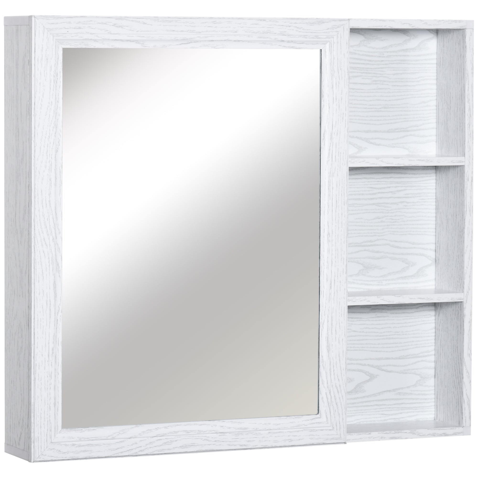 Aluminum Medicine Cabinet with Mirror, 31.5