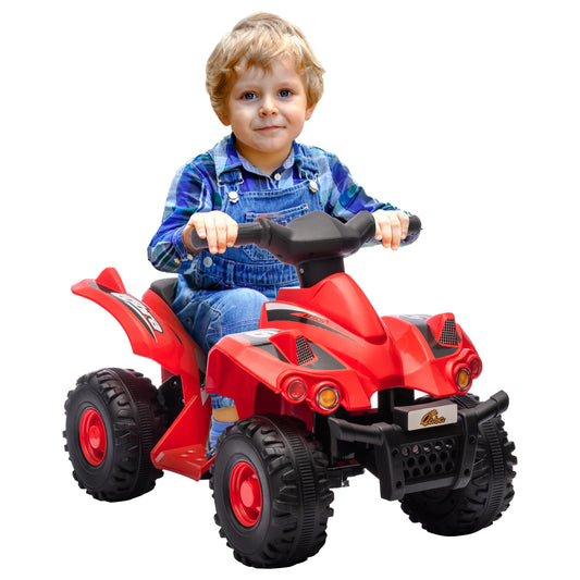 6V Kids ATV Quad w/ Music, Forward, for 2-6 Years, Red Electric Toy Cars   at Gallery Canada