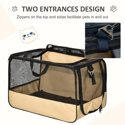 D00-064 Folding Pet Car Seat Dog Cat Carrier Dog Bike Trailers & Strollers   at Gallery Canada