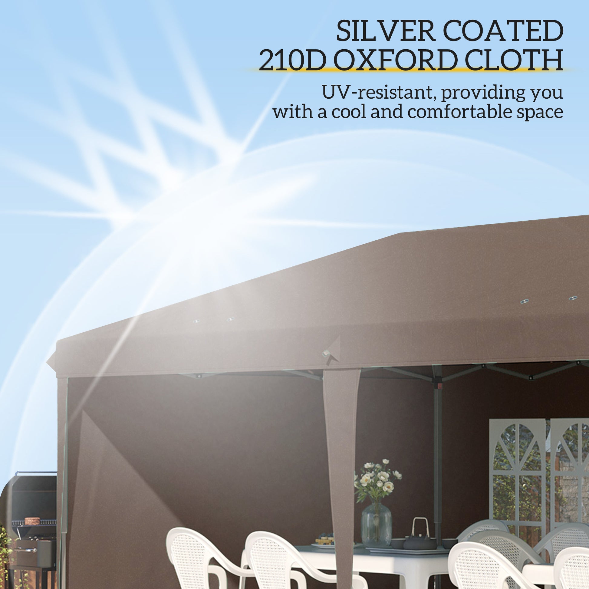 10' x 20' Outdoor Pop Up Canopy Tent Party Tent Instant Shelter W/ Carrying Bag, Coffee Pop Up Canopies at Gallery Canada