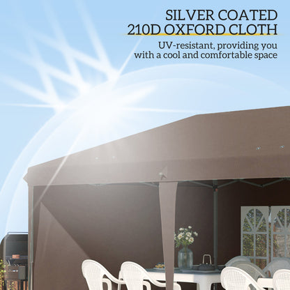 10' x 20' Outdoor Pop Up Canopy Tent Party Tent Instant Shelter W/ Carrying Bag, Coffee Pop Up Canopies at Gallery Canada