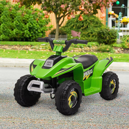 Kids Ride on ATV, 6V Battery Powered Quad Car with Forward, Reverse Switch, for Boys Girls 18-36 Months, Green Electric Toy Cars   at Gallery Canada