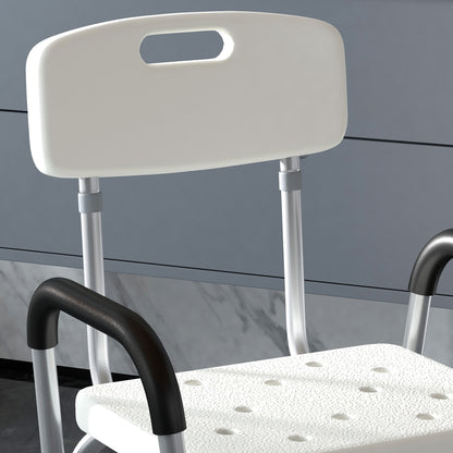 Height Adjustable Shower Chair & Toilet Safety Rail Set for Seniors, Multi Colour Bath Chairs   at Gallery Canada